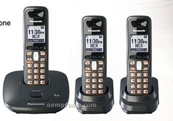 Panasonic Telephone W/ 1 Base / 2 Cordless Handset / Chargers