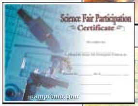 Science Fair Participation Certificate (Certificate Only)