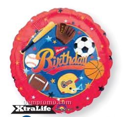 18" Sports Birthday Balloon