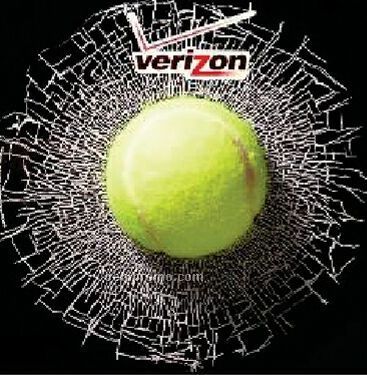 Break Thru Static Cling Window Decal - Tennis Ball