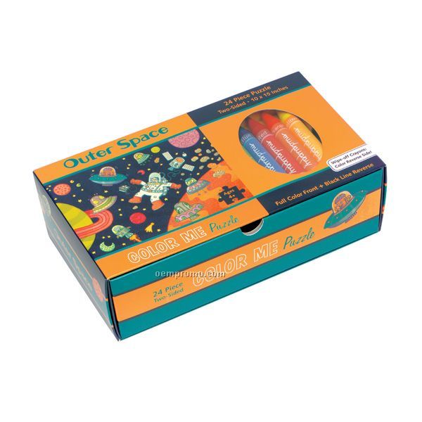 Outer Space Color Me Puzzle