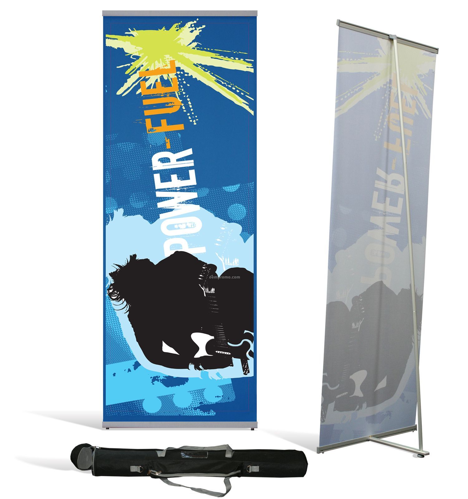 Small Econo-l Banner Stand With Banner And Tote Bag