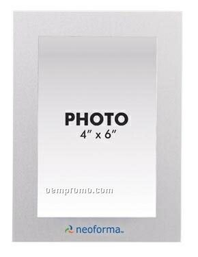 Brushed Silver Photo Frame