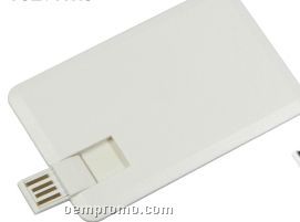 Credit Card Flash Drive V2.0 W/ Fold Away USB Port
