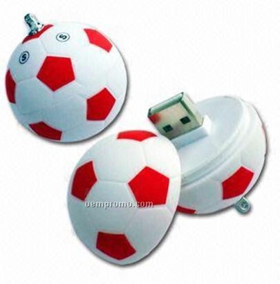 Foot Ball Shape Promotional USB Flash Driver