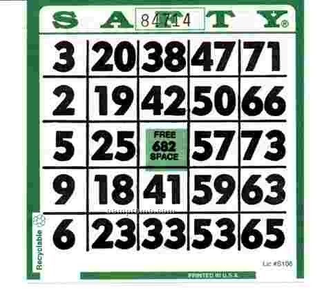 Safety / "Safty" Bingo Or Custom Bingo Game Cards