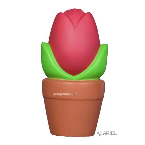 Tulip In Pot Squeeze Toy
