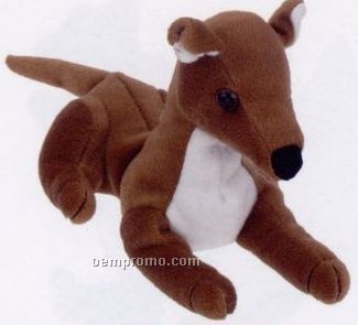 Fawn Brown Stuffed Greyhound Beanie
