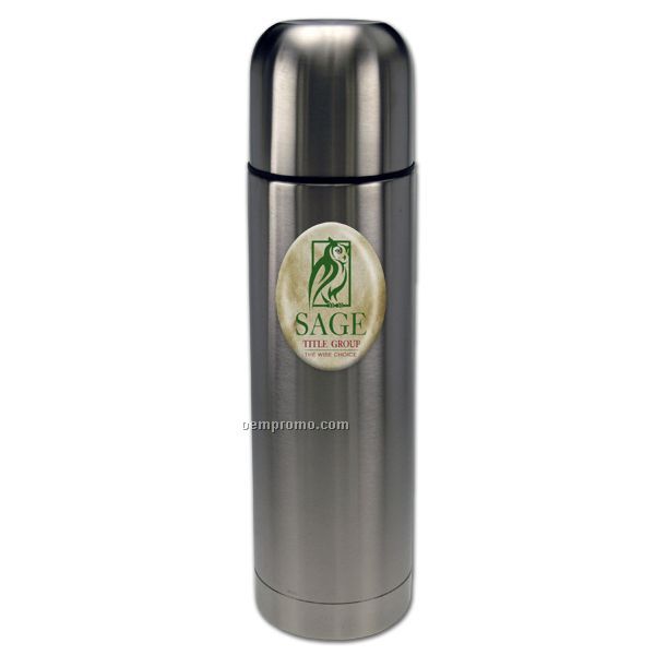 24 Oz. Domed Stainless Steel Beverage Container