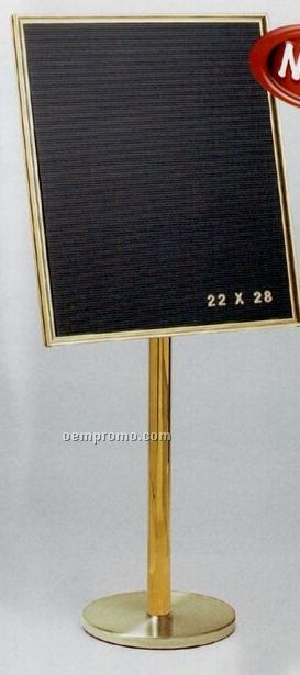 Directory Changeable Letter Board 22" X 28". 45" Tall. Includes Characters