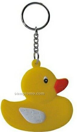 2-d Rubber Duck Keychain