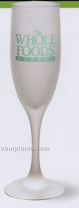 6 Oz. Frosted Champagne Flute Glass