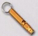 Small Cylinder Safety Whistle With Key Ring