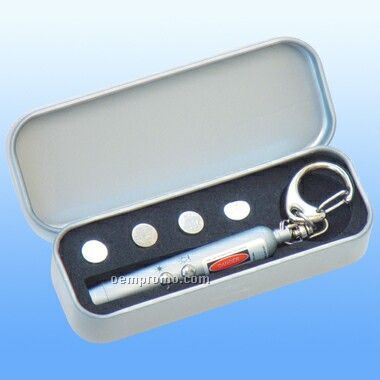 2 In 1 Flash Pointer/Laser Pointer Key Holder