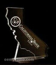 California Acrylic Paperweight (Up To 12 Square Inch)