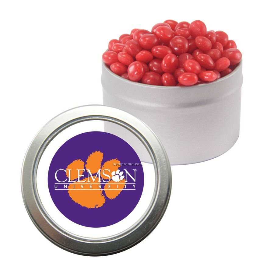 Candy Window Tin With Cinnamon Red Hots