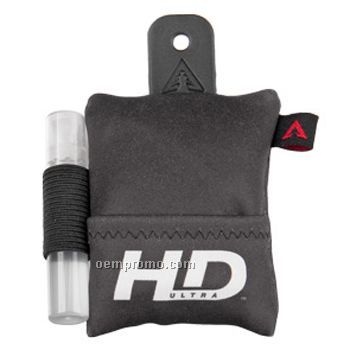 Hd Ultra Pouch With Cleaning Cloth & 2 Mil. Side Kick Spray Solution