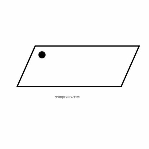Stock Shape Collection Parallelogram 3 Key Tag