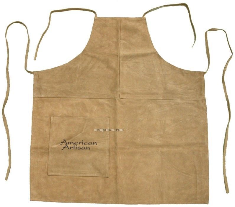 Suede Apron (Full Size) - Hot Branded (Camel)