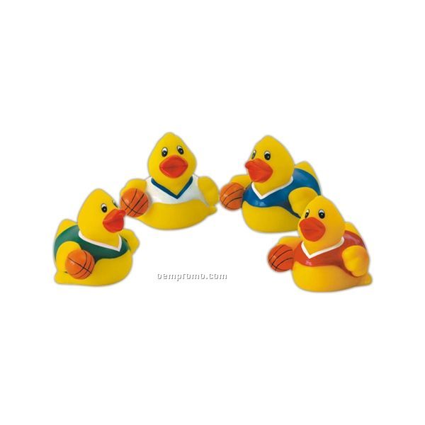 Rubber Basketball Duck Toy