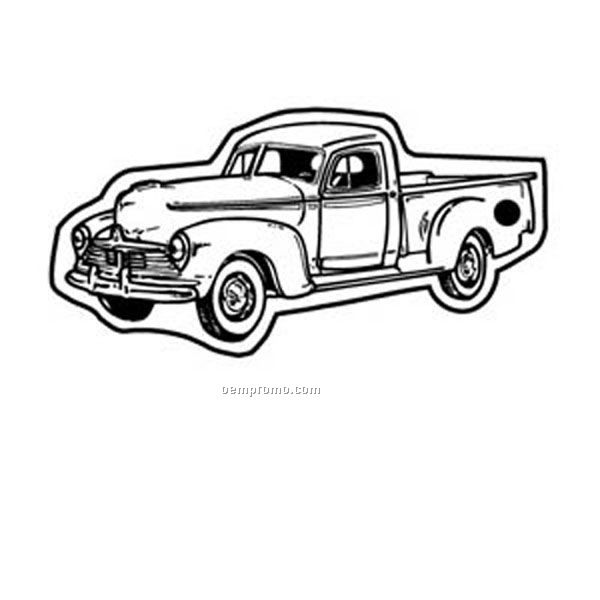 Stock Shape Collection Old Pickup Truck 1 Key Tag
