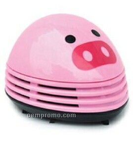 10-1/2cmx8-1/2cmx7cm Pink Pig Boy Mini Vacuum