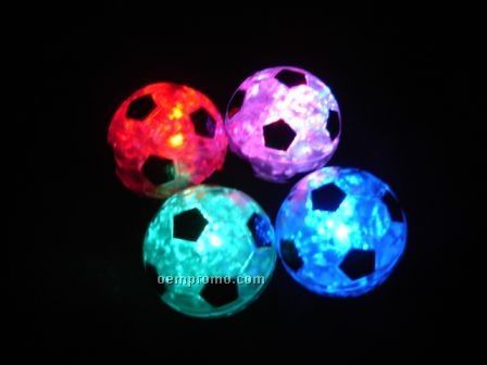 Red Orange Or Yellow Soccer Ball Light Up Ice Cube