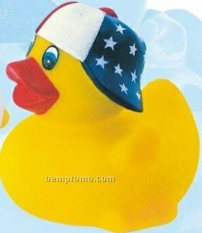 Rubber Patriotic Duck