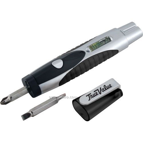 Screwdriver Set With Level And LED Light