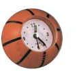 Sporty Desk Regular Alarm Clock (Basketball)
