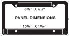Tuff Frame 3-d License Plate Frame (6 1/8"X9/16" Top Imprint Area)