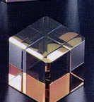 1-3/16"X1-3/16"X1-3/16" Crystal Rainbow Cube Base