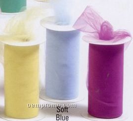 6"X25 Yards Glimmer Tulle Gift Wrap Ribbon