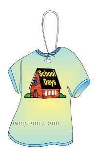 School Days House T-shirt Zipper Pull