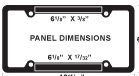 Tuff Frame 3-d License Plate Frame (6 1/8"X3/8" Top Imprint Area)