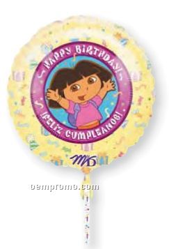 18" Dora Happy Birthday Clip A Strip Balloon