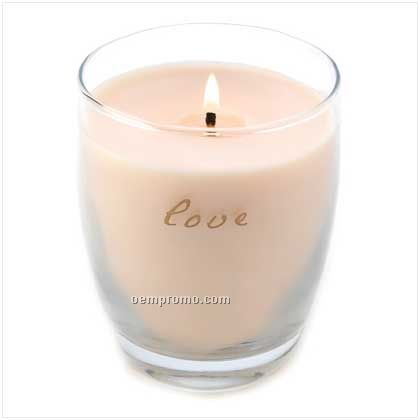 Painted Prayers Love Candle