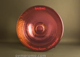 Party Bowl Award. 91% Post-consumer Recycled Glass. Copper.