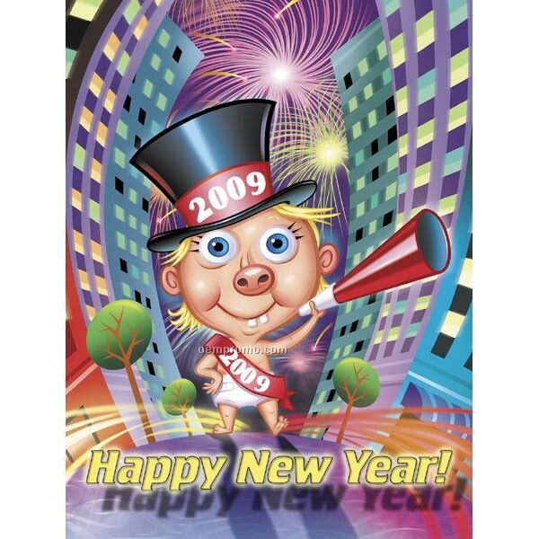 Standard New Year Postcards (4-1/4