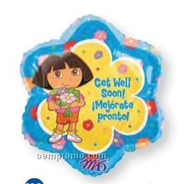 18" Dora Get Well Balloon