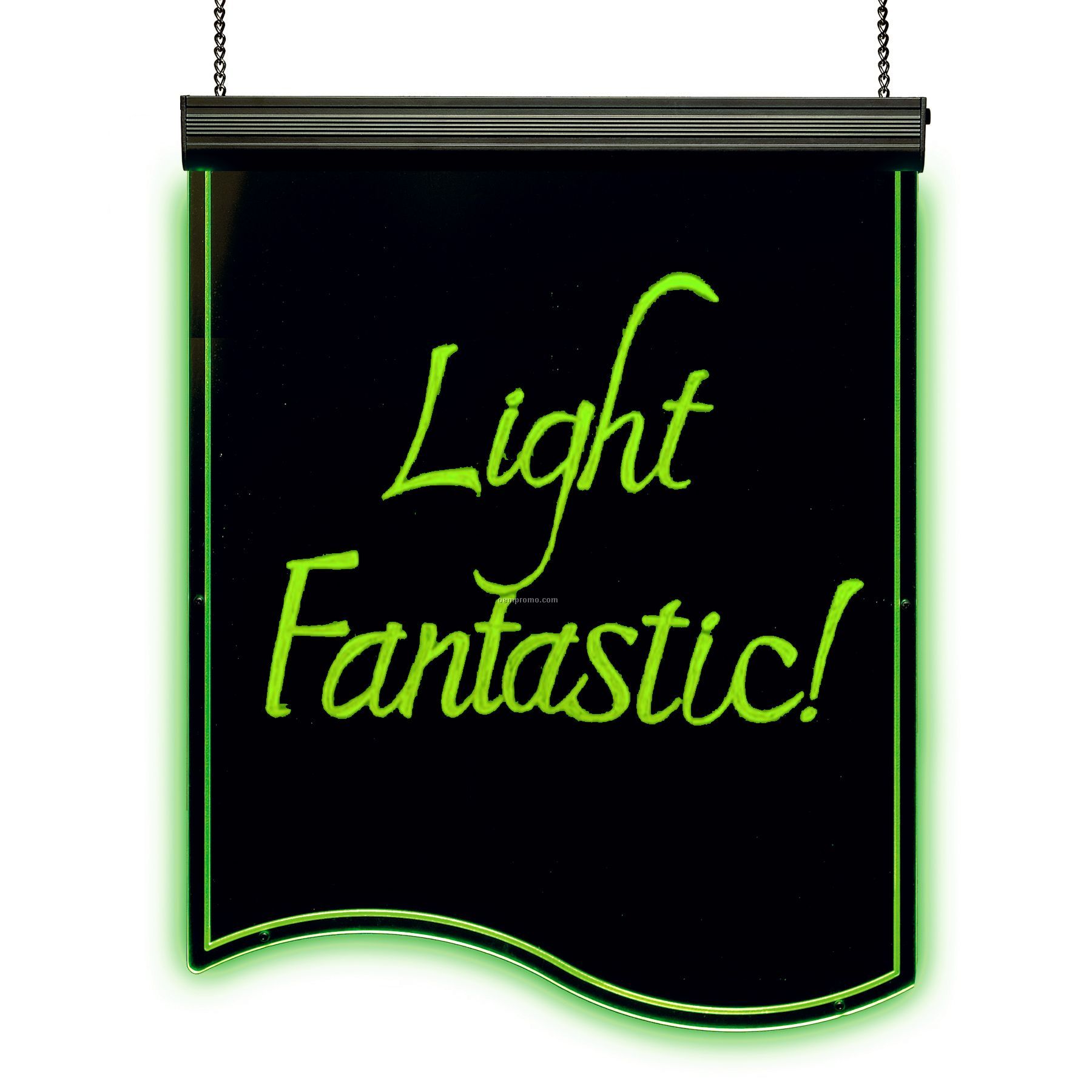 Color Changing LED Illuminated Write-on Board W/ Curved Bottom (19"X25")