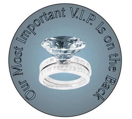 Diamond Ring Hand Mirror (2 1/2")