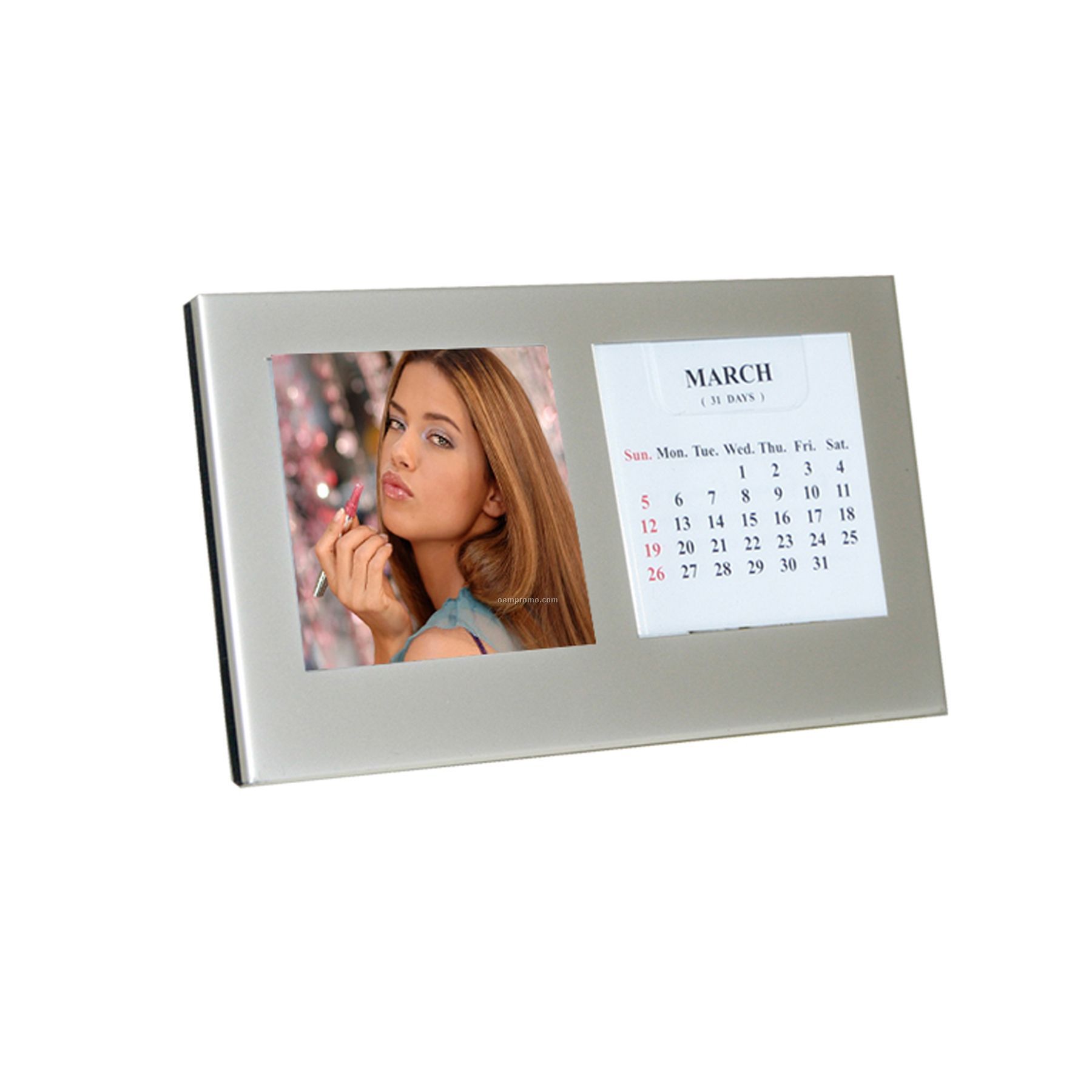 Pearl Silver Frame And Calendar