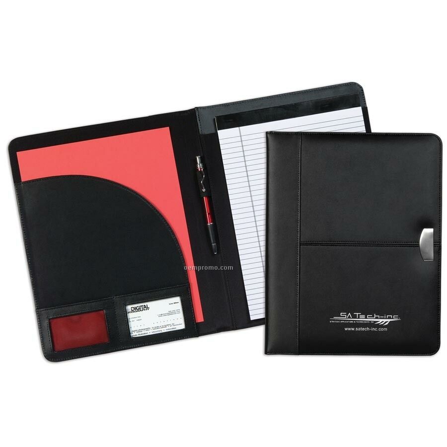 Achiever Leather Pad Folder