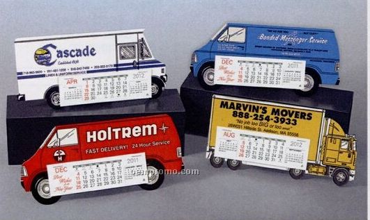 Custom Printed Truck Calendar (January - April)