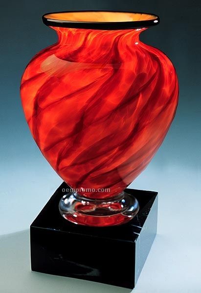 Firestorm Cauldron Vase (5.5"X8")