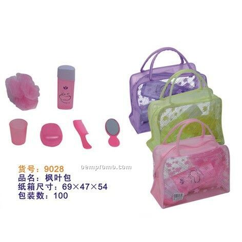 Travel Kit With Mirror/ Comb & Brush