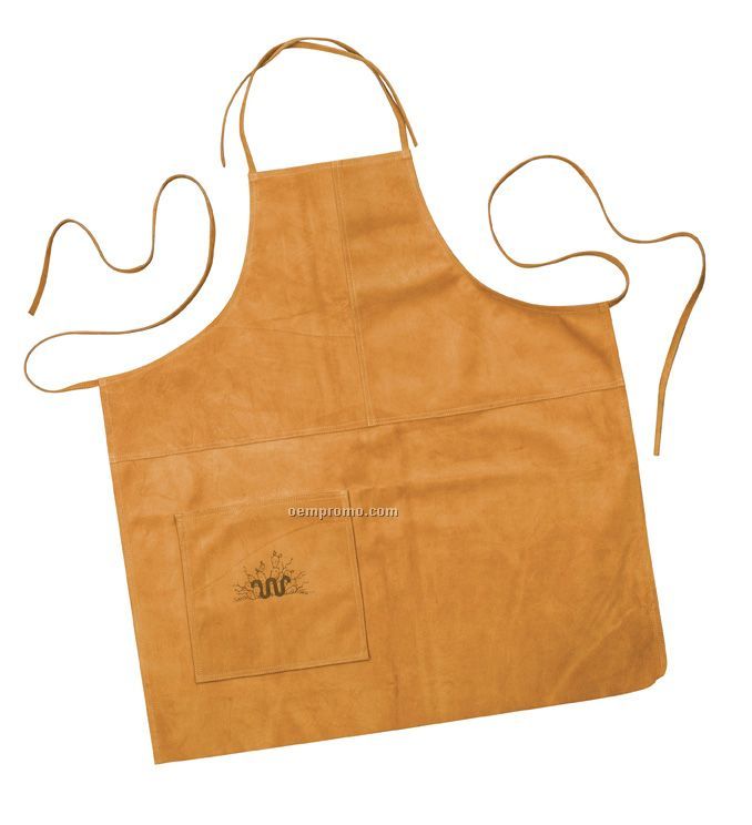 Suede Apron (Full Size) - Hot Branded (Mustard)