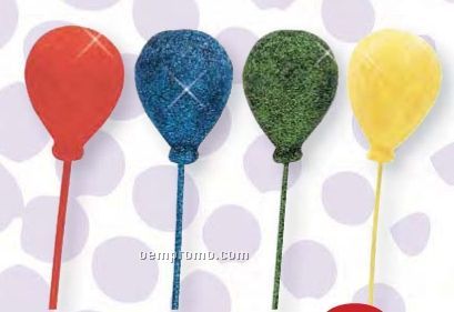 50mm Glitter Balloon Floral Pick (8 Count)