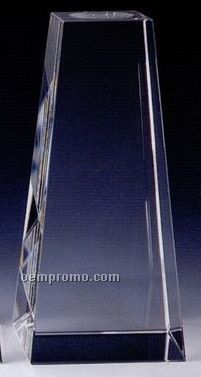 6" Clear Base Tower W/ Concave Top For Ball